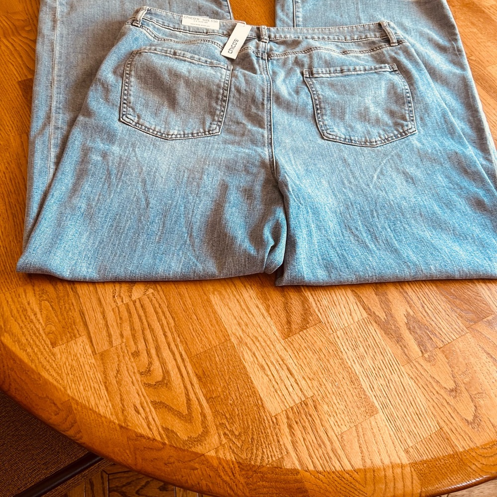 Chico's Blue High Rise Jeans Classic Denim